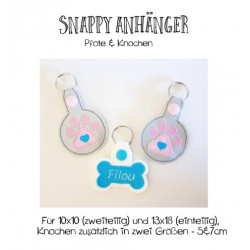 ITH - Snappy Anhänger Pfote & Knochen